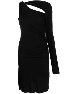 Koktejlové šaty Victoria Beckham černé