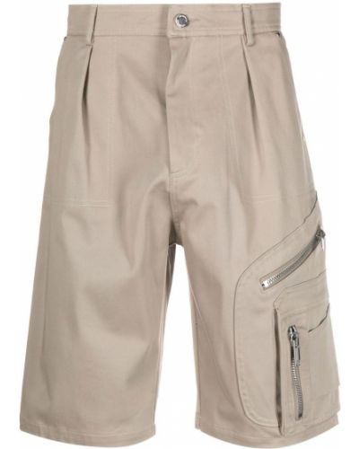 Kratke hlače kargo Les Hommes siva