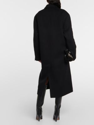 Palton de lână Isabel Marant negru