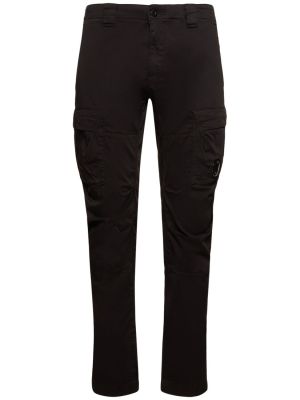 Pantalones cargo de raso C.p. Company negro