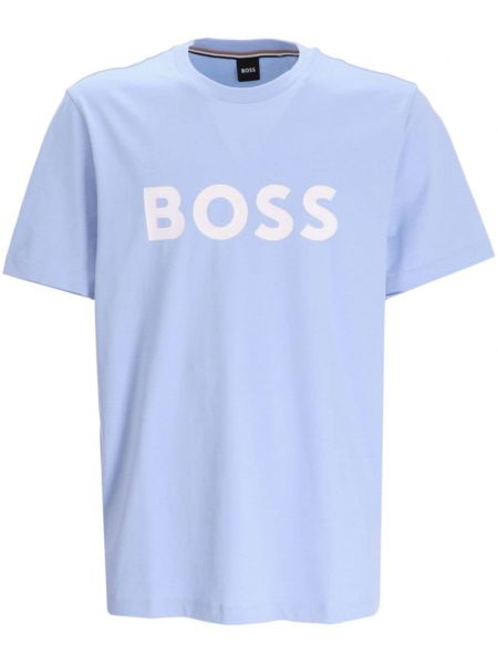 Pamučna majica s printom Boss