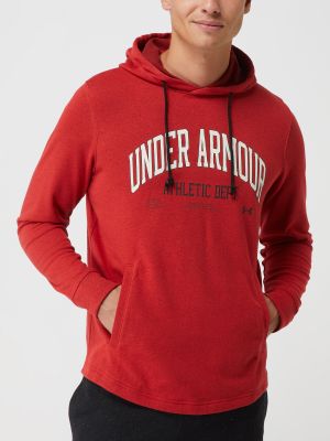 Bluza z kapturem Under Armour czerwona