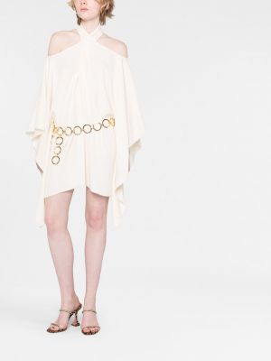 Mini šaty Taller Marmo bílé