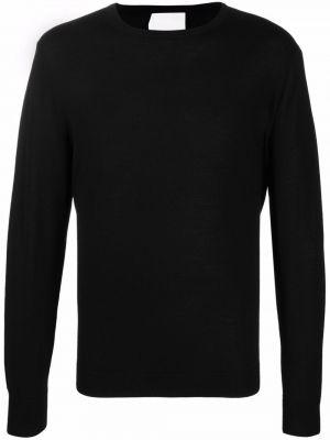 Volneni pulover Allude črna