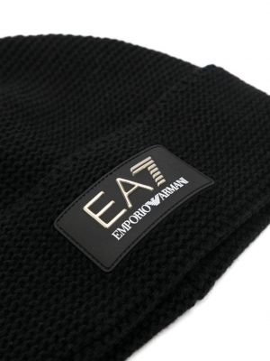 Woll mütze Ea7 Emporio Armani schwarz