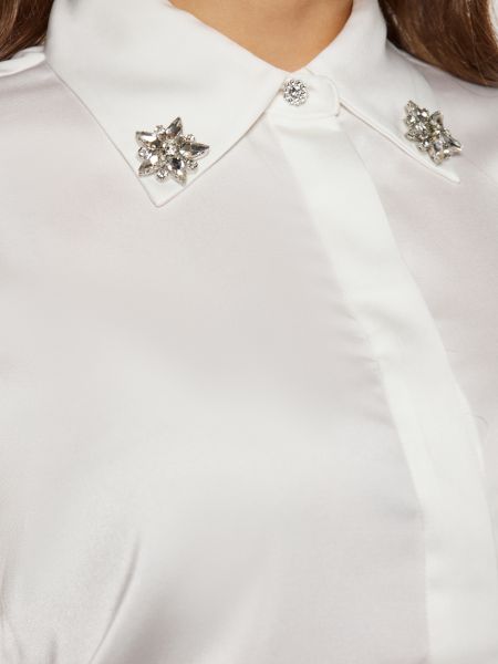 Памучна блуза Faina бяло