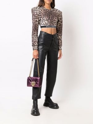 Sudadera con estampado leopardo Dolce & Gabbana
