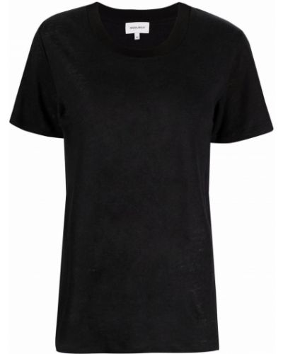 Camiseta manga corta Woolrich negro