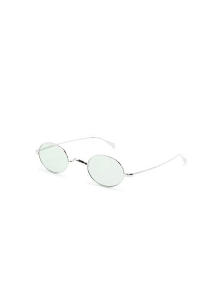 Srebrne okulary przeciwsłoneczne Oliver Peoples