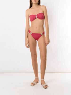 Bikini mit stickerei Brigitte pink
