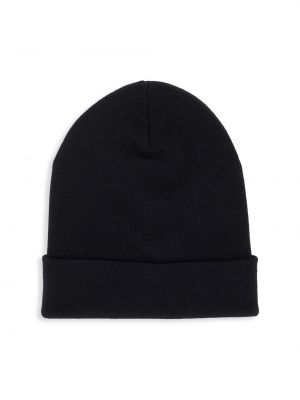 Шерстяная шапка Moncler черная