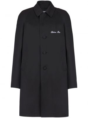 Kabát s výšivkou Balmain černý