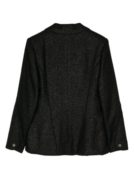 Tweed blazer Chanel Pre-owned schwarz