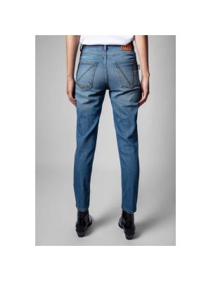 Niebieskie jeansy skinny slim fit Zadig & Voltaire