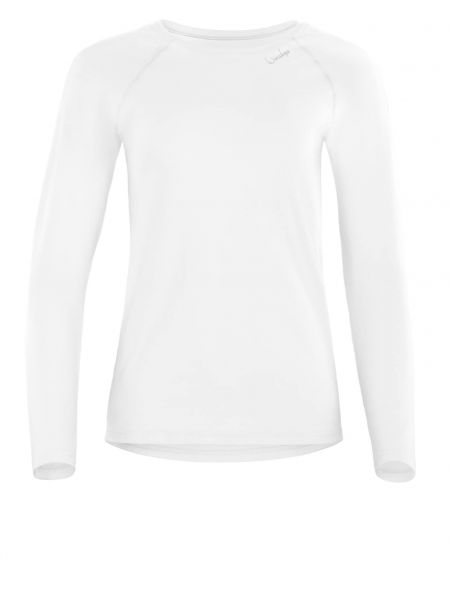 Marškinėliai ilgomis rankovėmis Winshape balta
