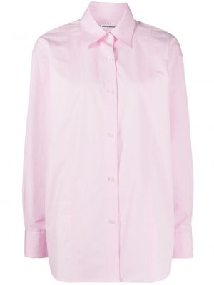 Bavlněná košile Alexander Wang růžová