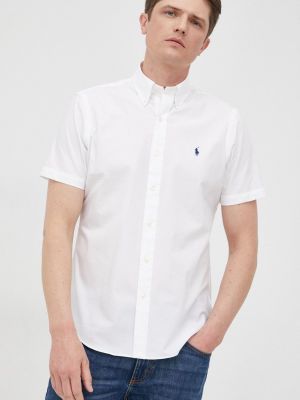Pernata košulja s gumbima Polo Ralph Lauren bijela