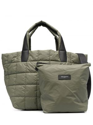 Καπιτονέ τσάντα shopper Veecollective πράσινο
