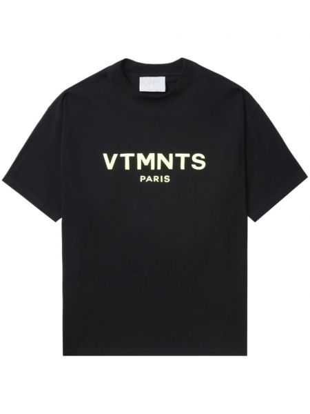 T-shirt en coton à imprimé Vtmnts