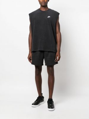 Kraťasy s výšivkou Nike černé