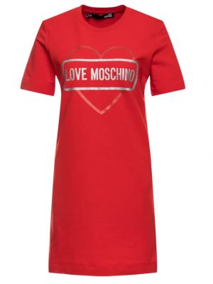 Červené šaty Love Moschino