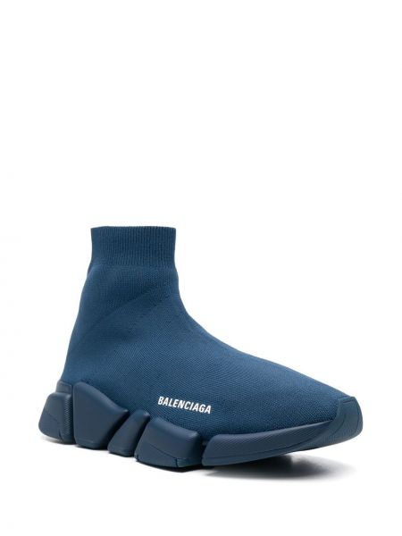 Sneakersy Balenciaga Speed niebieskie