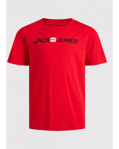 Jack&Jones Junior Póló Corp 12212865 Piros Regular Fit Jack&jones Junior