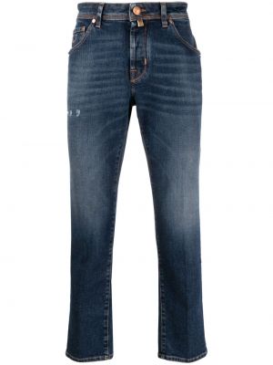 Low waist skinny jeans Jacob Cohën blau