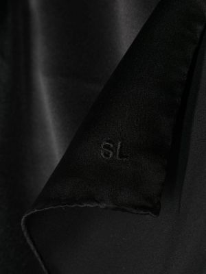 Schal mit stickerei Saint Laurent schwarz