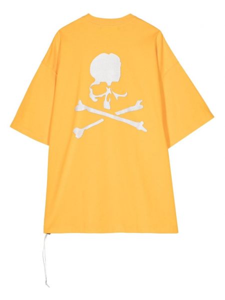 Koszulka bawełniana z nadrukiem Mastermind World żółta