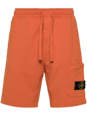 Shorts cargo avec poches Stone Island orange