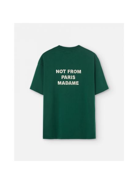 Koszulka z nadrukiem Drole De Monsieur zielona