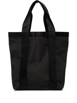 Nakupovalna torba Ganni črna