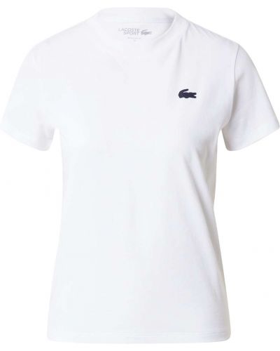 Športna majica Lacoste Sport bela