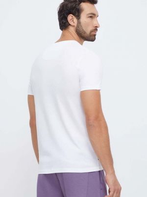 Bavlněné tričko s potiskem Poc bílé