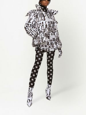 Daunenjacke mit print Dolce & Gabbana