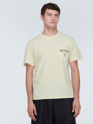 T-shirt di cotone in jersey Jw Anderson beige