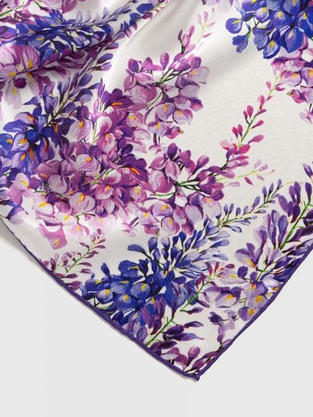 Фиолетовый шелковый платок Answear Lab