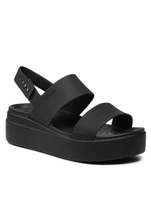 Sandale s punim potplatom Crocs crna