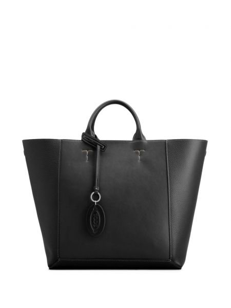 Læder shopping bag Tod's sort