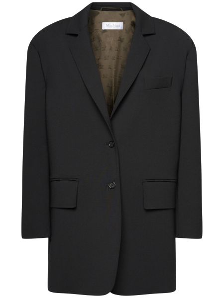 Blazer i ull Max Mara svart