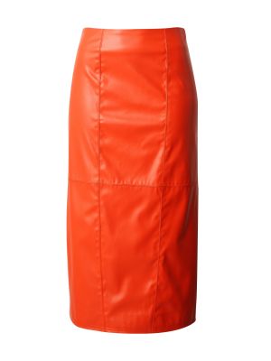 Midi sukňa Hosbjerg oranžová