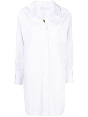 Φόρεμα σε στυλ πουκάμισο Câllas Milano λευκό