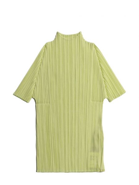 T-shirt plissé Pleats Please Issey Miyake jaune