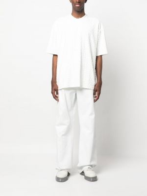 Jersey t-shirt mit print Sunnei weiß