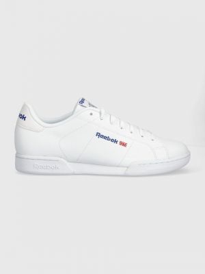 Białe sneakersy skórzane Reebok Classic