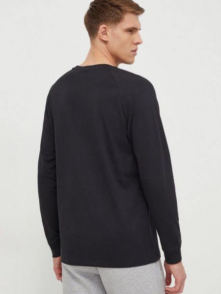 Tricou cu mânecă lungă din bumbac Adidas Originals negru