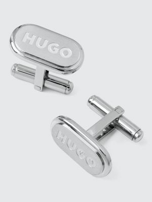 Копчета за ръкавели с копчета Hugo черно