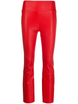 Укороченные брюки на шпильке Sprwmn, красный