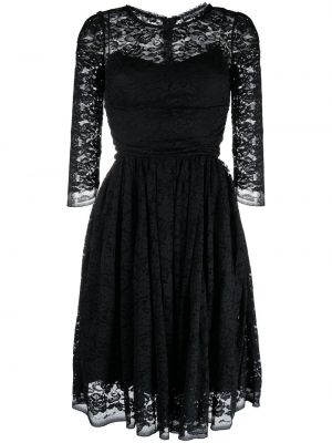 Krajkové šaty Dolce & Gabbana Pre-owned - Černá